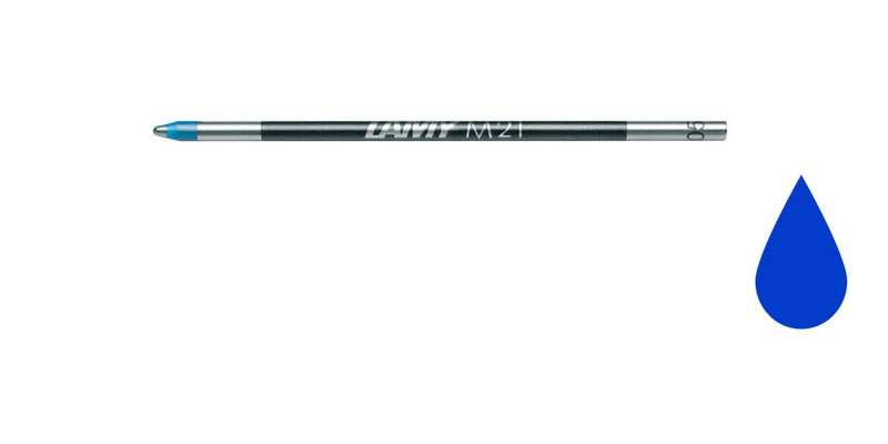 

Стрижень кульковий Lamy M21 1,0 мм Синій (2 шт. В блістері) (4014519157311)