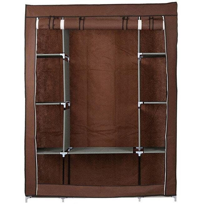 

Складной тканевый шкаф storage wardrobe 88130 № G09 - 32 Коричневый