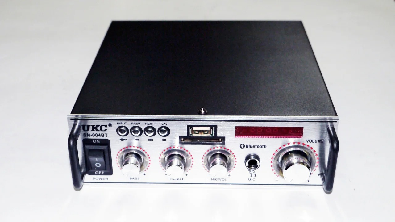 

Усилитель звука UKC SN-004BT FM USB Блютуз + Караоке