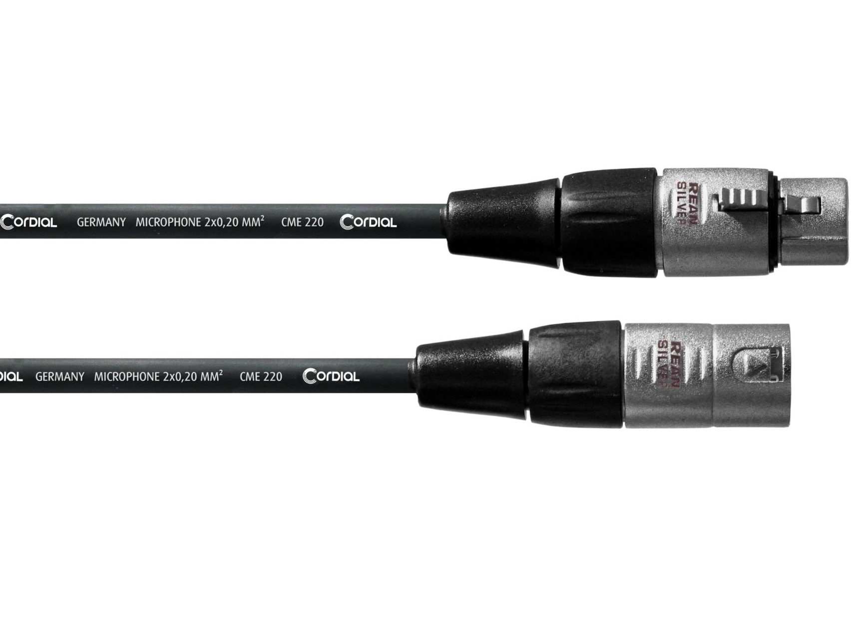 

Микрофонный кабель XLR Male — XLR Female 1.5м Cordial CFM 1,5 FM