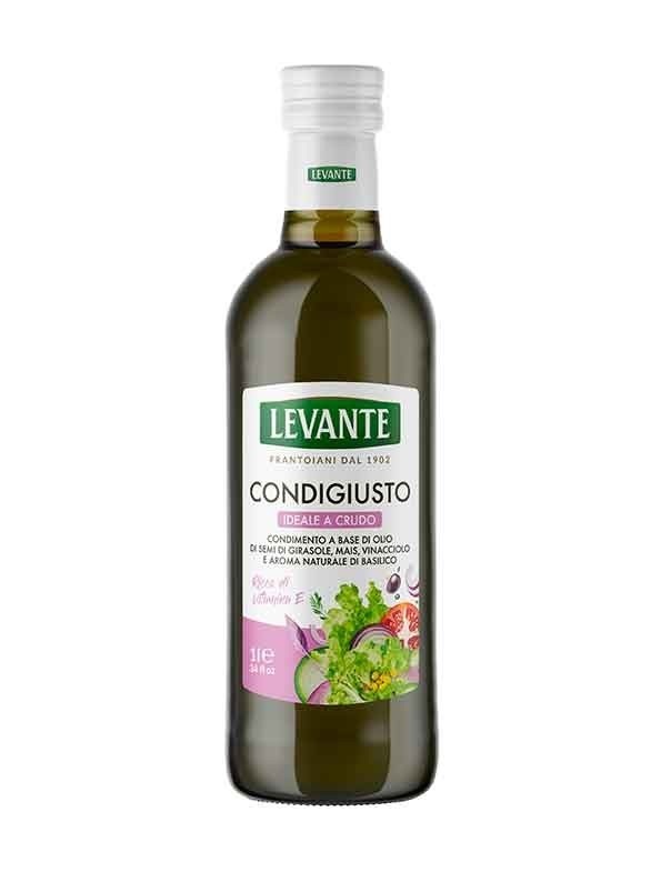 Смесь масел Levante Condigiusto для салатов со вкусом базилика с/б 1л ...