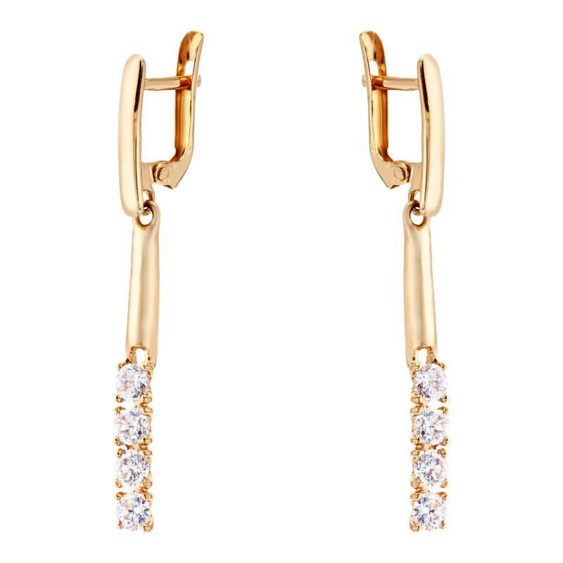 

Серьги-подвески Diamant с1787