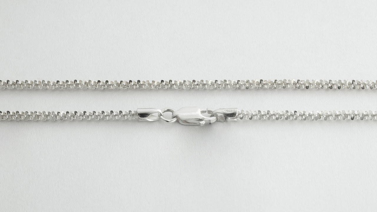 

Сербряная цепочка снейк для женщины Silvex 925 Classic Белый (858 3/50)