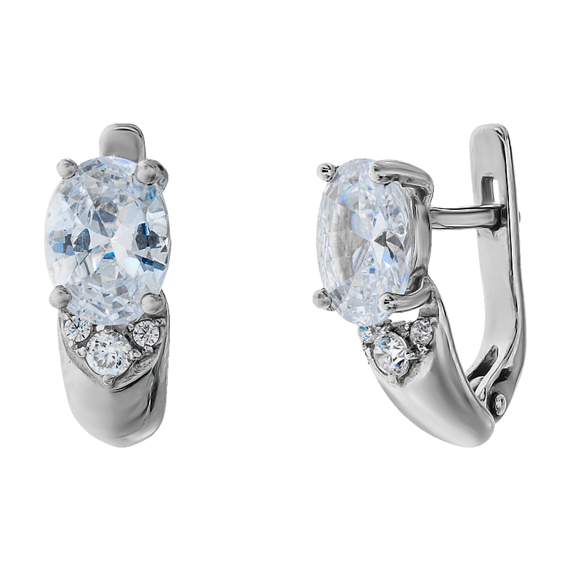 

Серьги-подвески Diamant с2048с