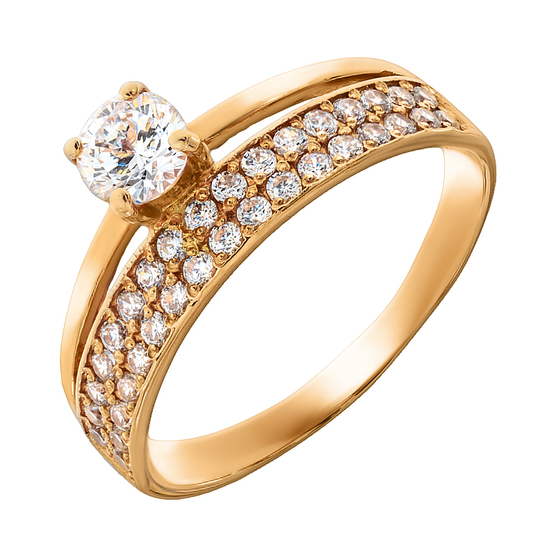

Кольцо помолвочное Diamant к2573 17.5
