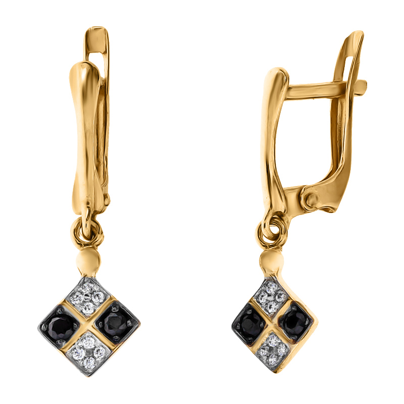 

Серьги-подвески Diamant с2004-01