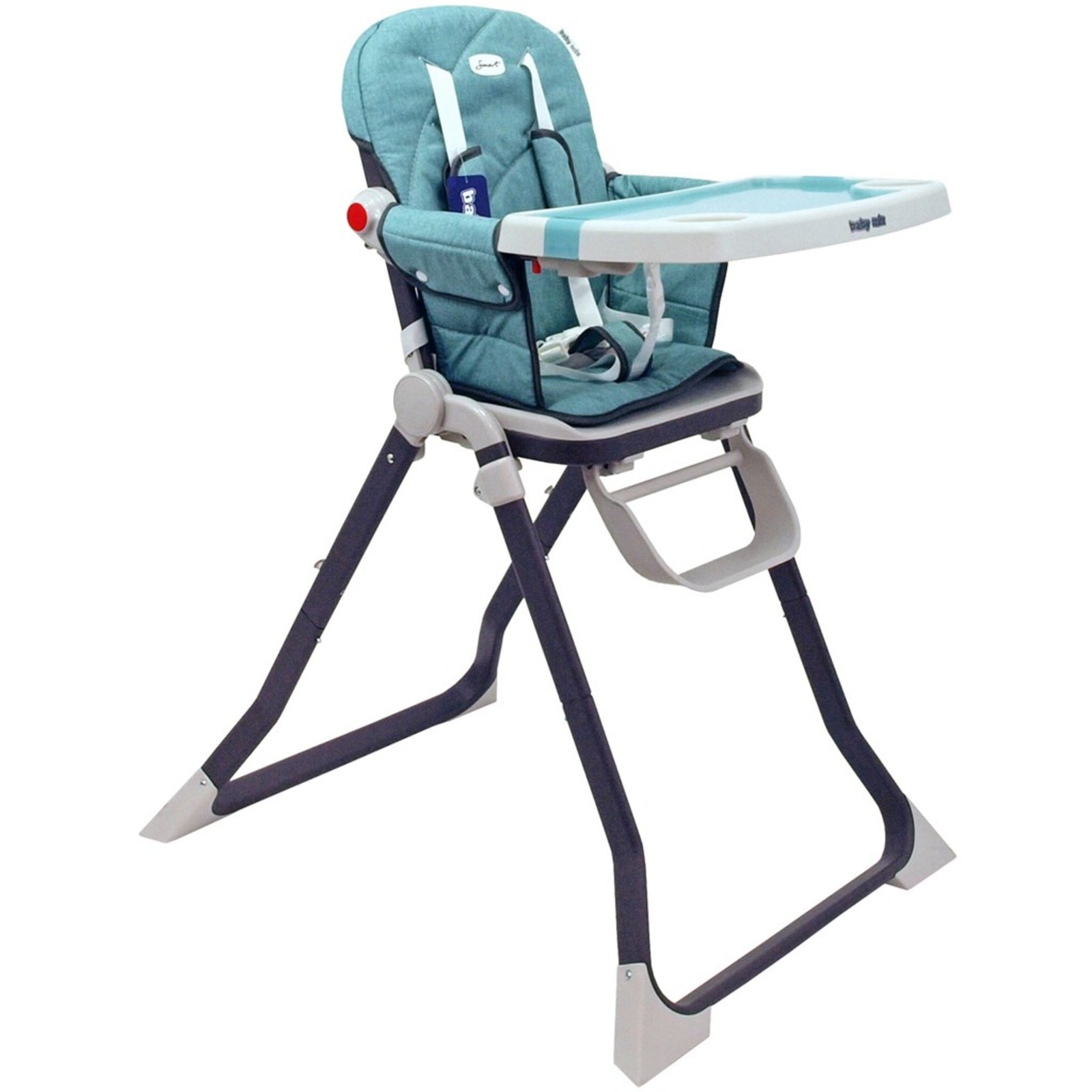 

Стульчик для кормления Baby Mix Smart CM-M006 со съемной столешницей + подставка под ног Бирюзовый