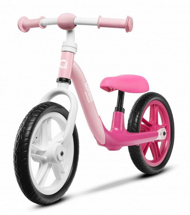 

Беговел детский Lionelo Alex Bubblegum 12" с EVA колесами и подставкой для ног