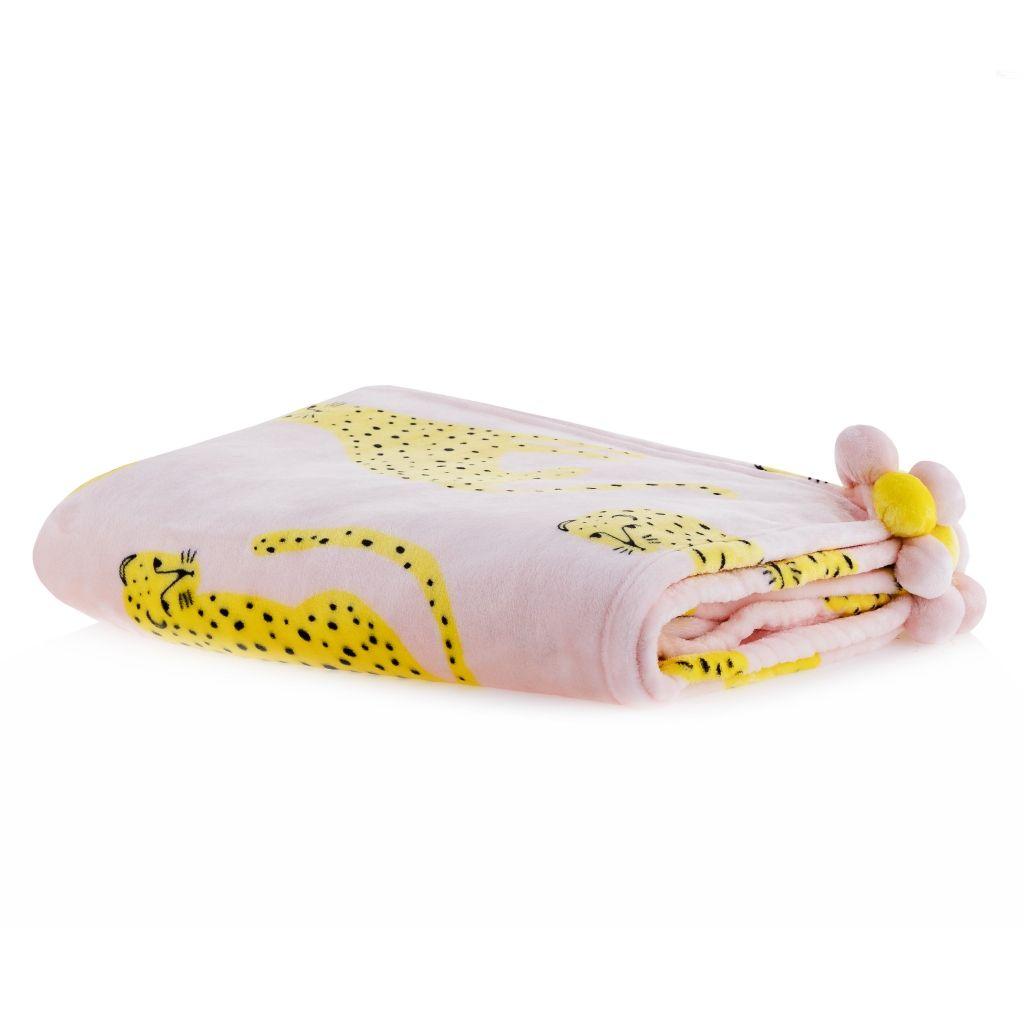 

Плед Home&You Cheetahs 150 х 200 см Розовый