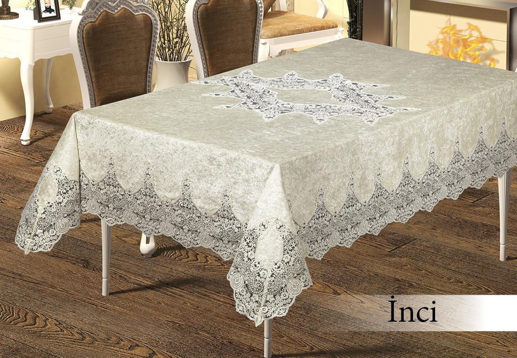 

Скатерть Велюр в PVC Maison Royale 160x220 Inci Cream