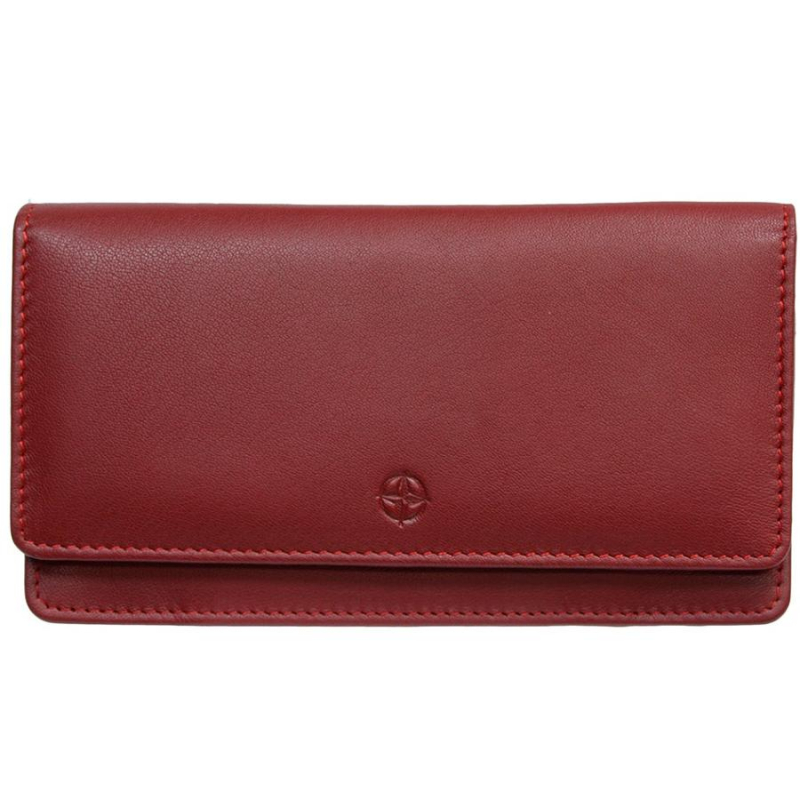 

Кошелек Tony Perotti Cortina 5072 rosso кожаный красный женский