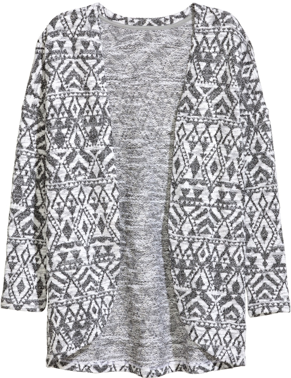 

Кардиган H&M 04494204 146-152 см Бело-черный (02000000006739)