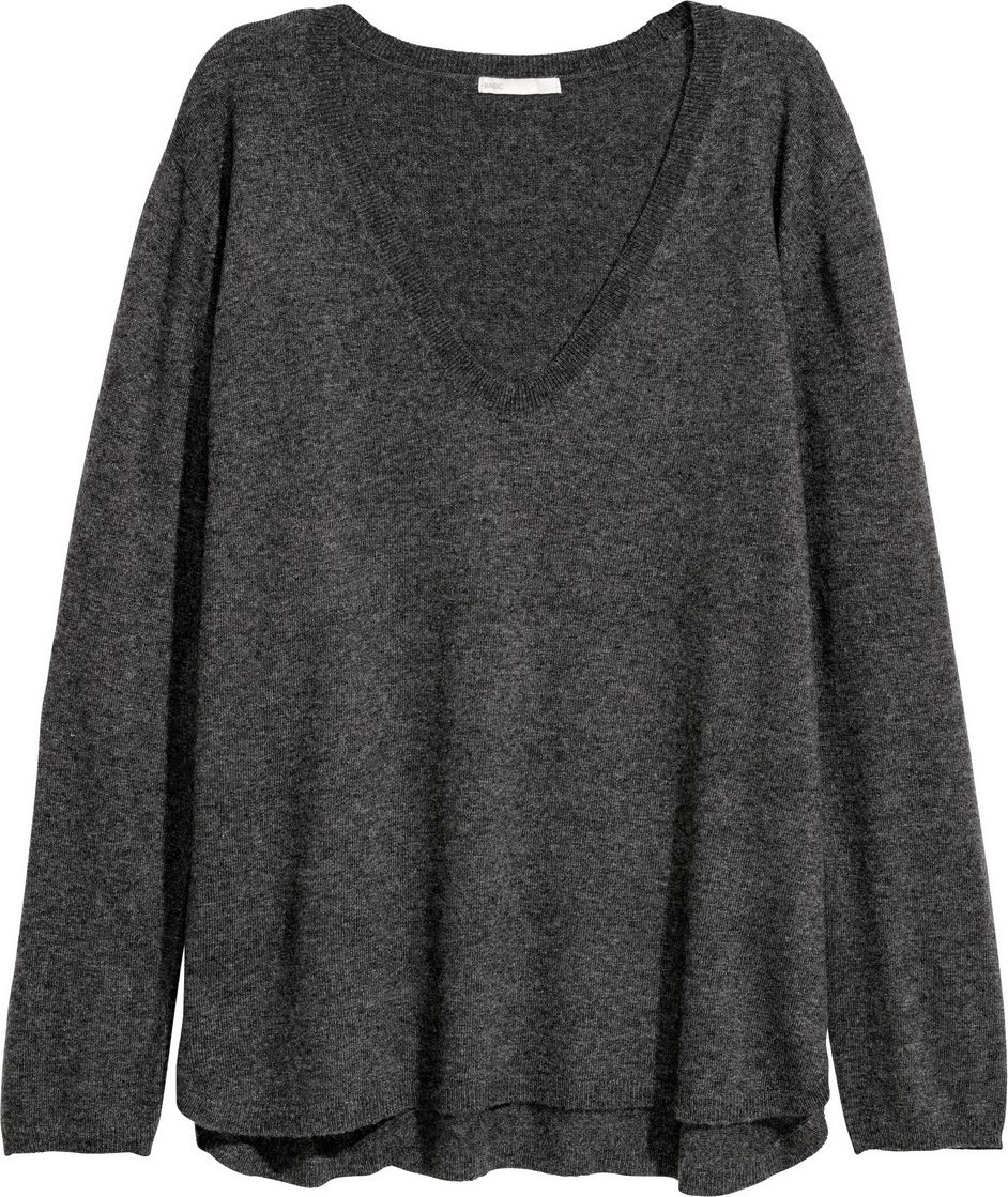 

Пуловер H&M 0560436-7  Темно-серый, Пуловер H&M 0560436-7 S Темно-серый