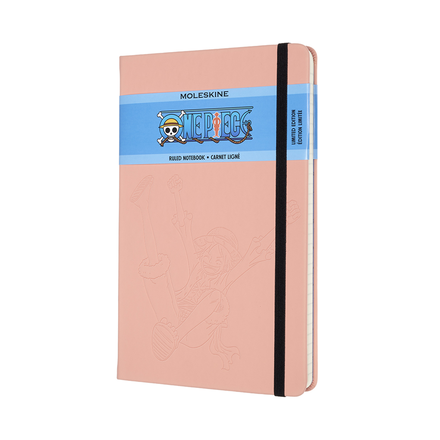 

Записник Moleskine One Piece середній / Лінійка Рожевий Soft Touch (8056420851236)