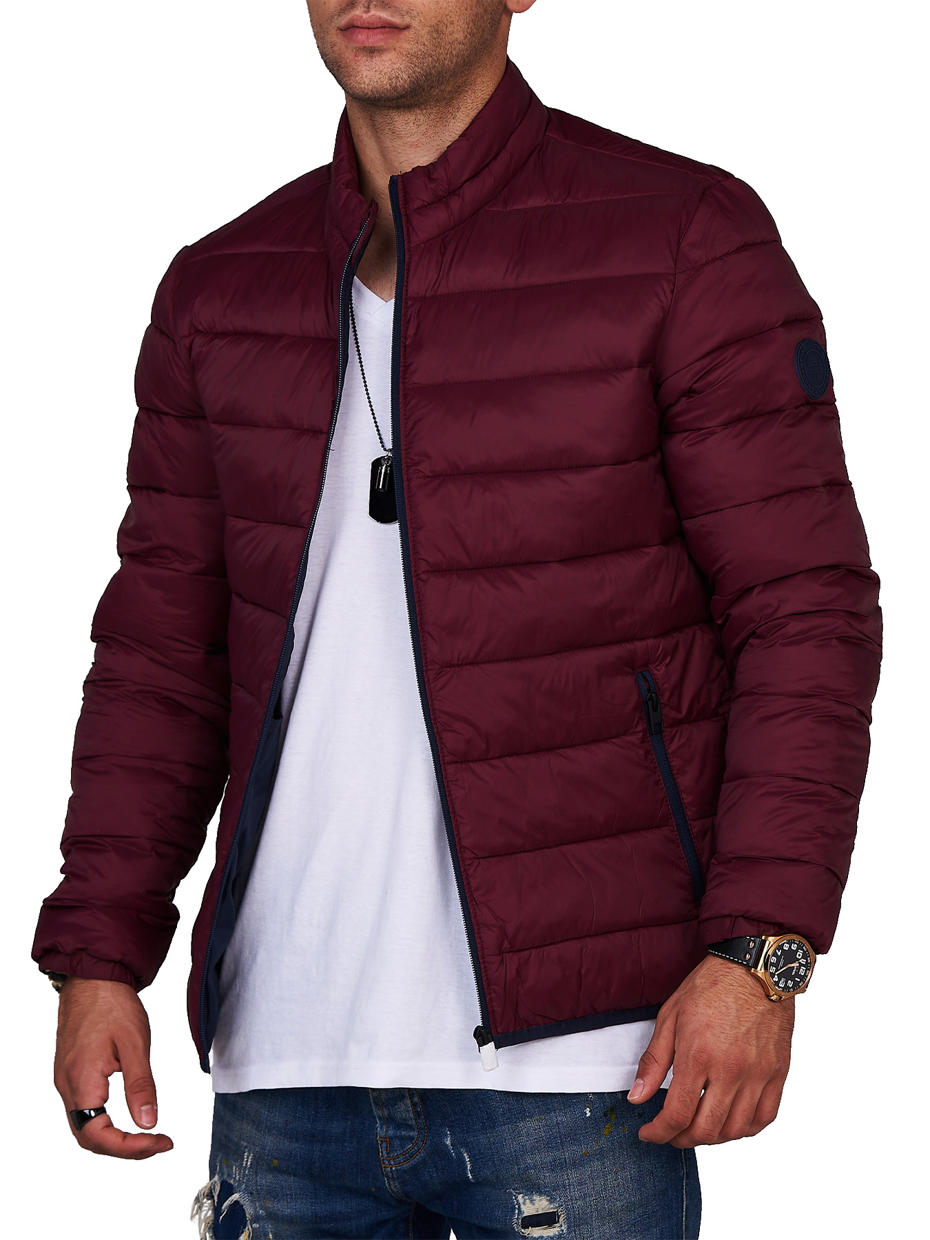 

Куртка Jack & Jones Port Royale XL бордо