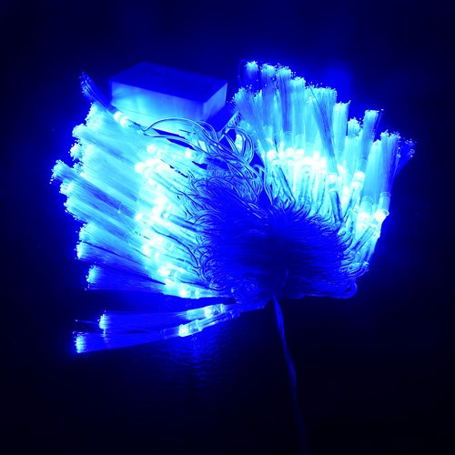 

Гирлянда Нить Кисточка LED 100 голубая