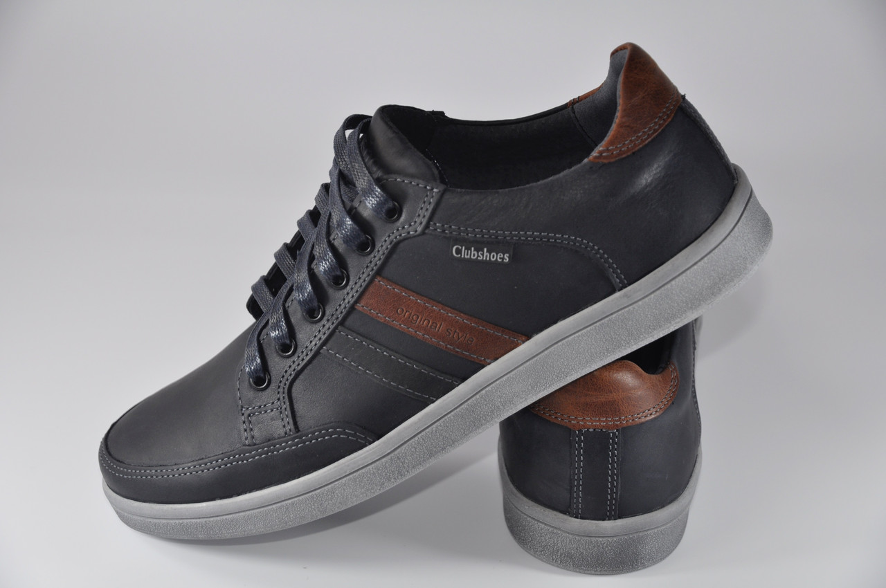 

Кеды мужские Club Shoes 18-6 Кожаные Синий 45