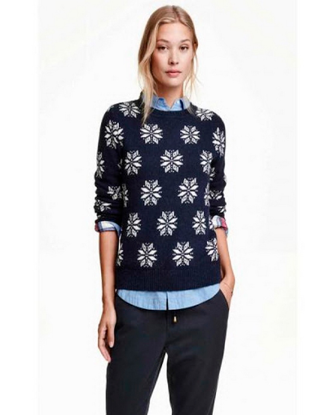 

Джемпер H&M 0309323-2 XS Синий