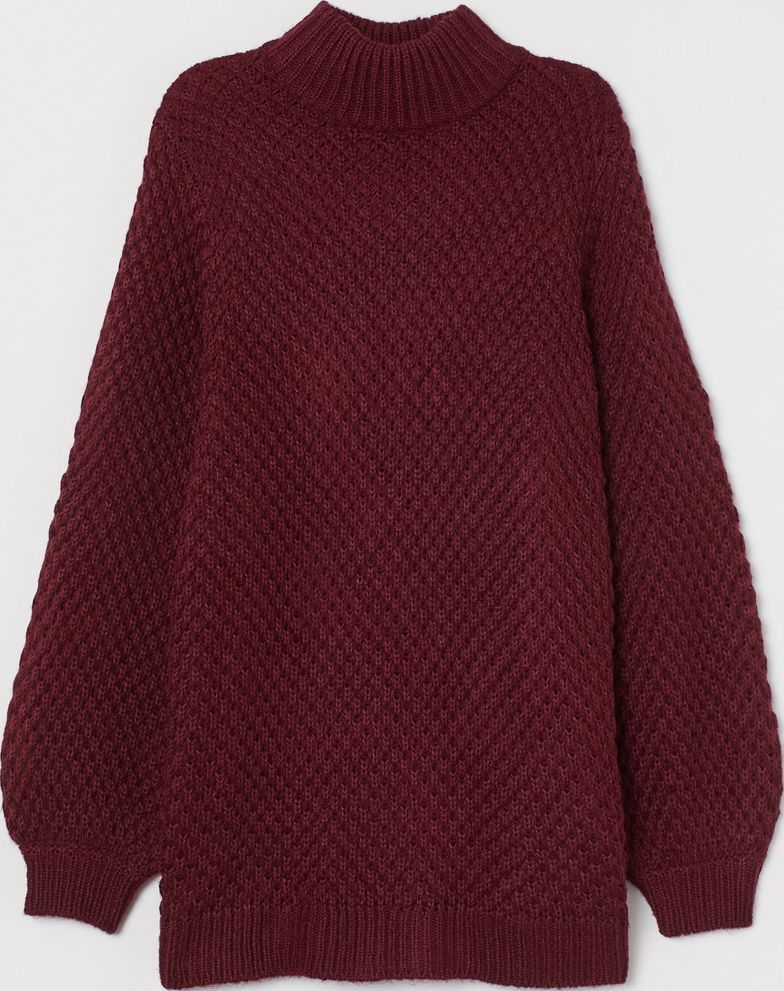 

Свитер H&M 0674037-0 M Бордовый