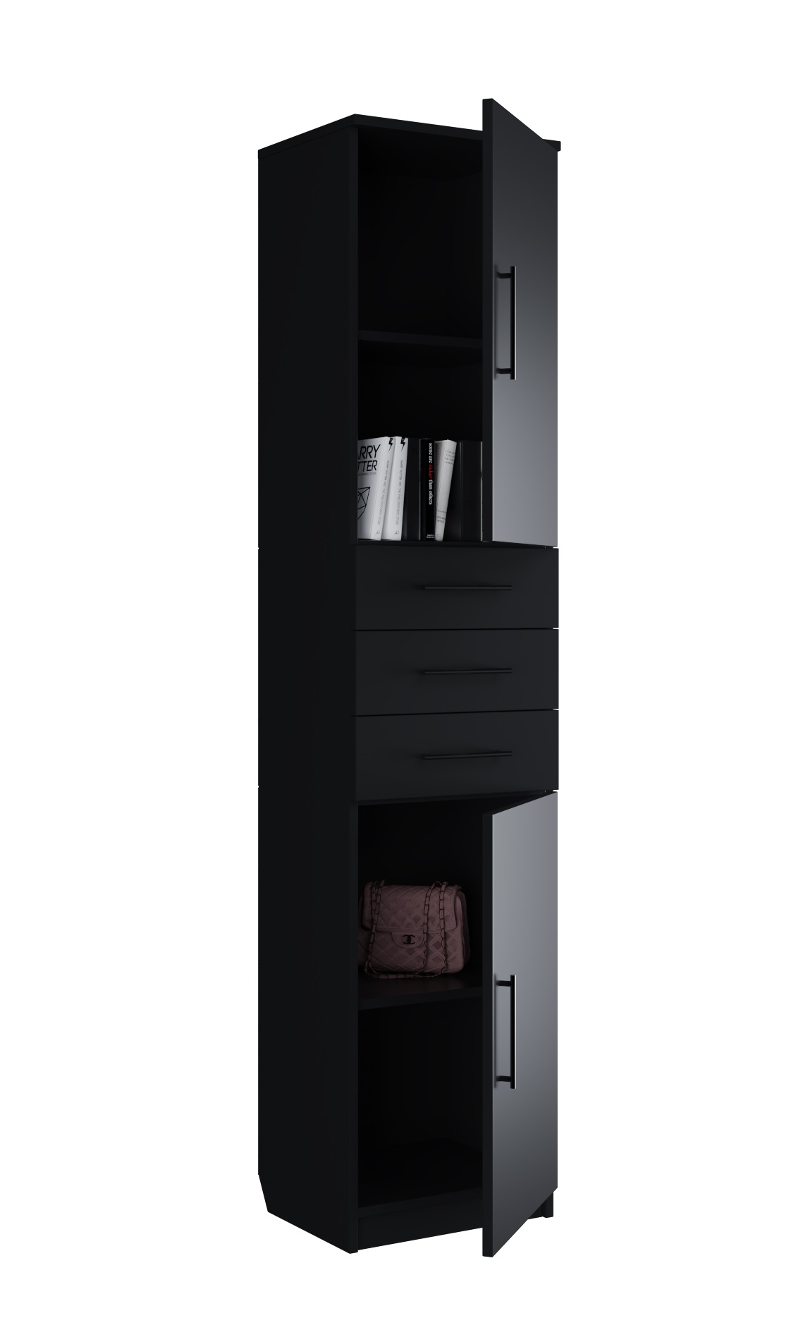

Шкаф пенал MebelLoft 47х35х200 см Антрацит 1507-06