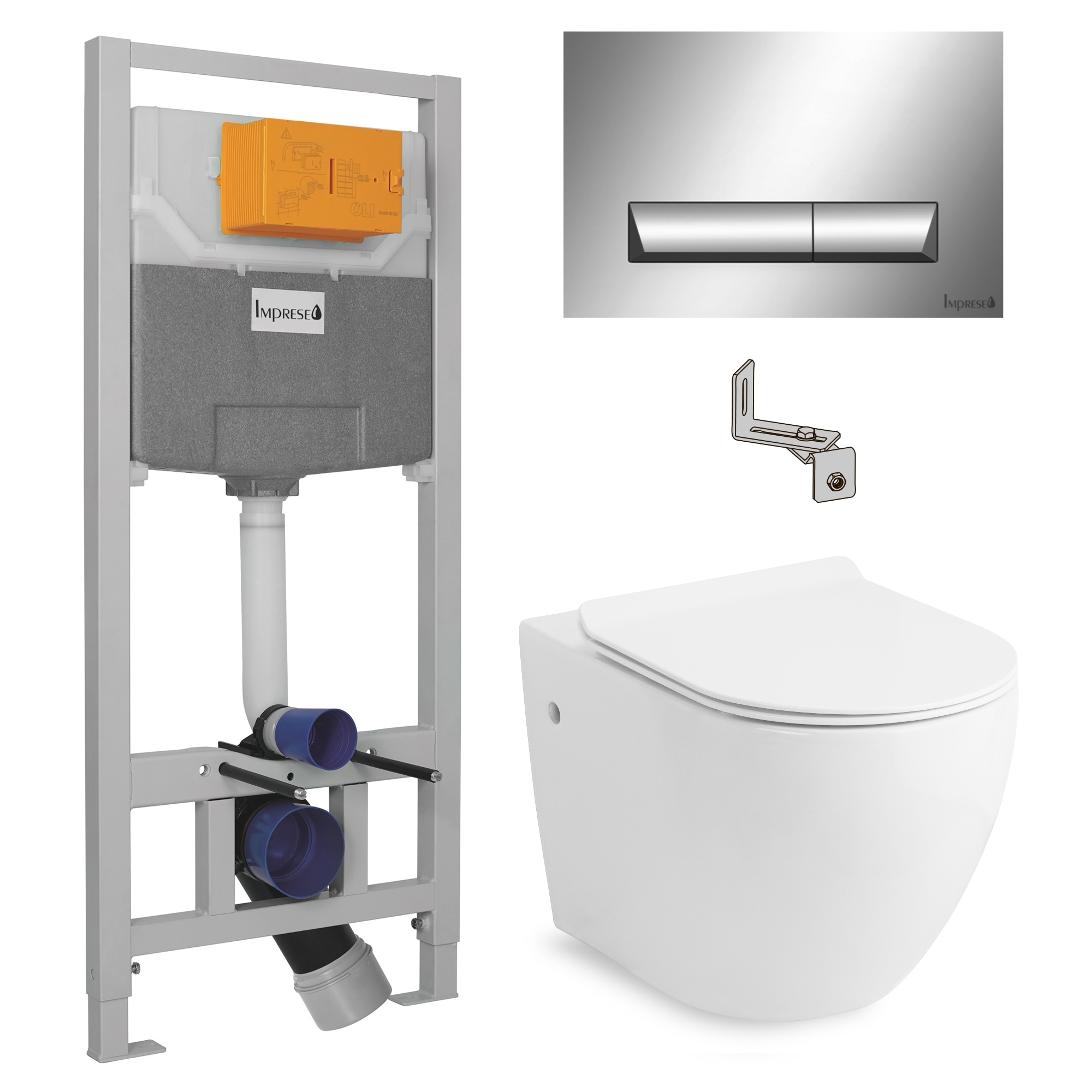 

Инсталляция 3 в 1 IMPRESE i8120 + унитаз VOLLE Amadeus 13-06R-055 с сиденьем Slim Soft Close