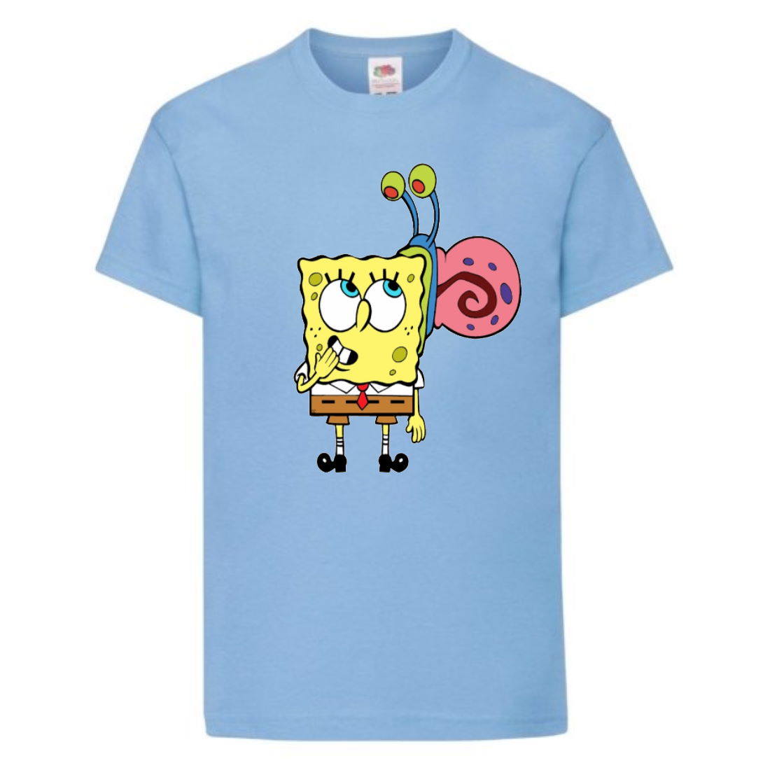 

Футболка детская Спанч Боб 26 (Sponge Bob) светло-голубая 164 см
