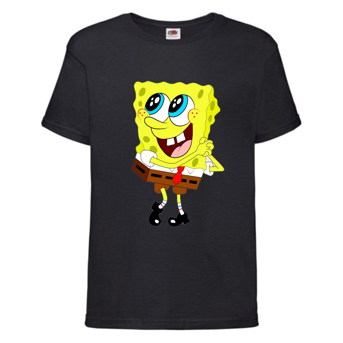 

Футболка детская Спанч Боб 24 (Sponge Bob) черная 164 см