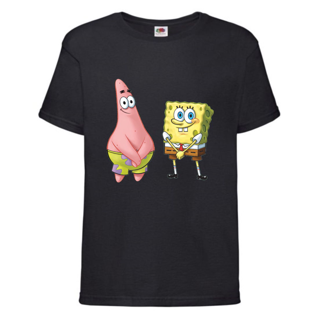 

Футболка детская Спанч Боб 7 (Sponge Bob) черная 140 см