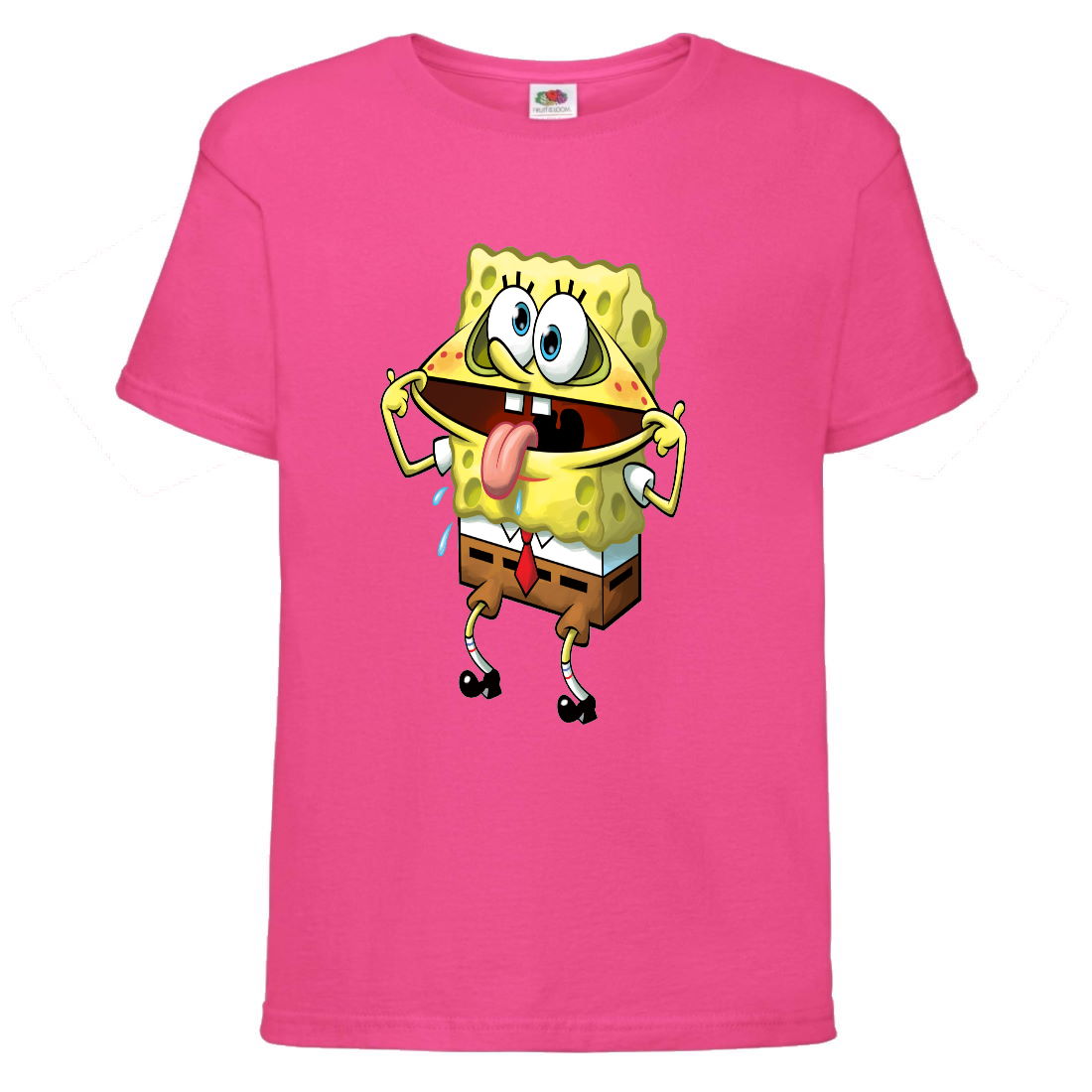 

Футболка детская Спанч Боб 6 (Sponge Bob) розовая 128 см