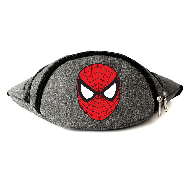 

Сумка Бананка на пояс Человек Паук Марвел Spiderman (Marvel-SpM-02) Cappuccino Toys серая