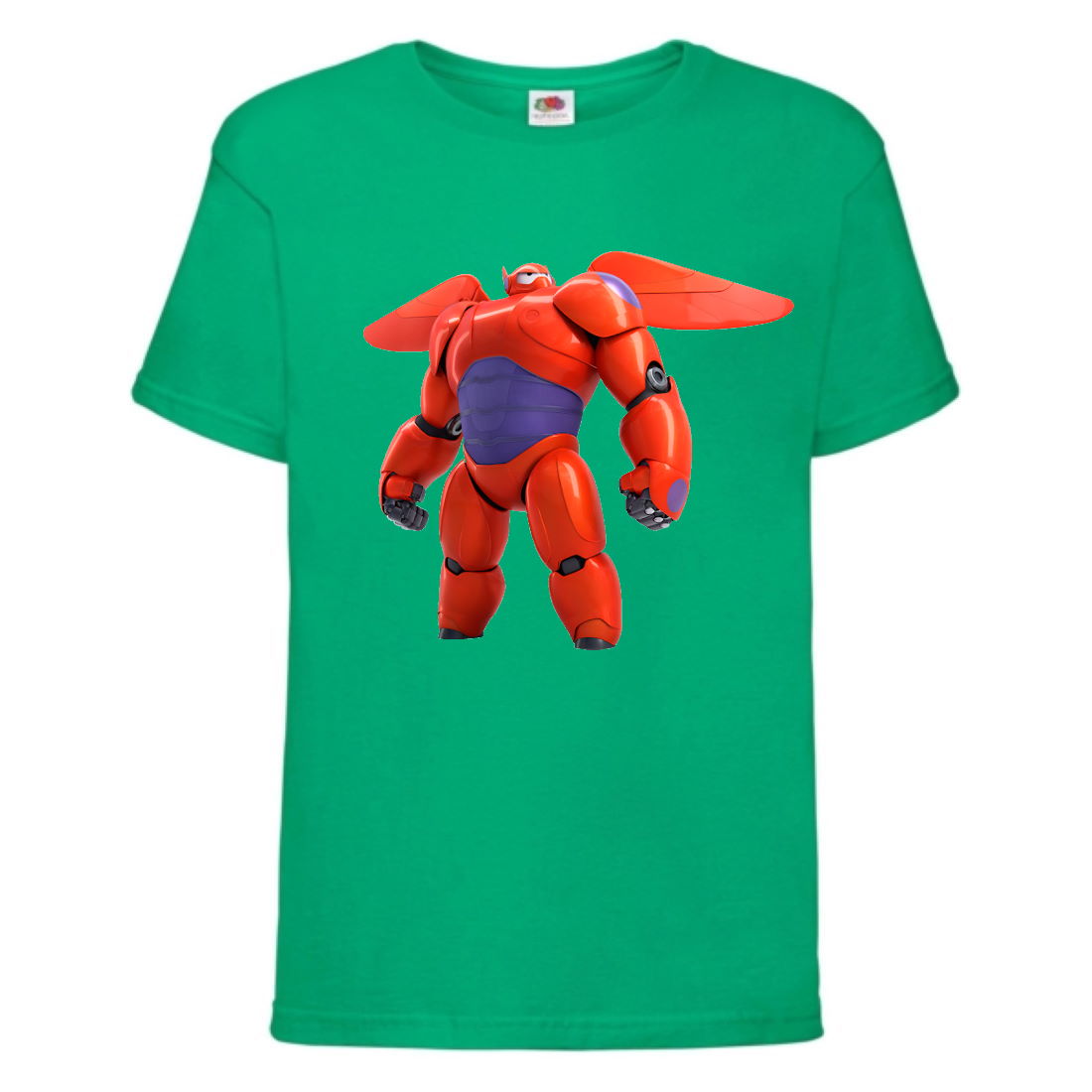 

Футболка детская Город героев Баймакс (Baymax HC grn 2) зеленая 128 см