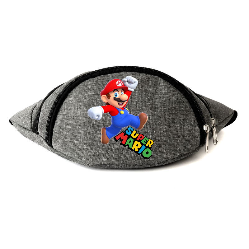 

Сумка Бананка на пояс Супер братья Марио Mario (OB-SM-05) Cappuccino Toys серая