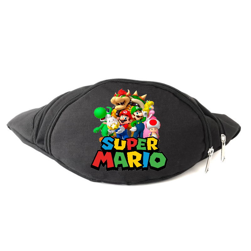 

Сумка Бананка на пояс Супер братья Марио Mario (OB-SM-04) Cappuccino Toys черная