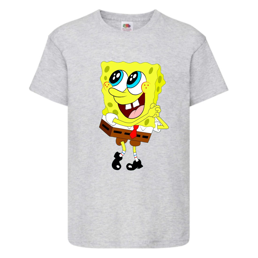 

Футболка детская Спанч Боб 24 (Sponge Bob) серая 116 см