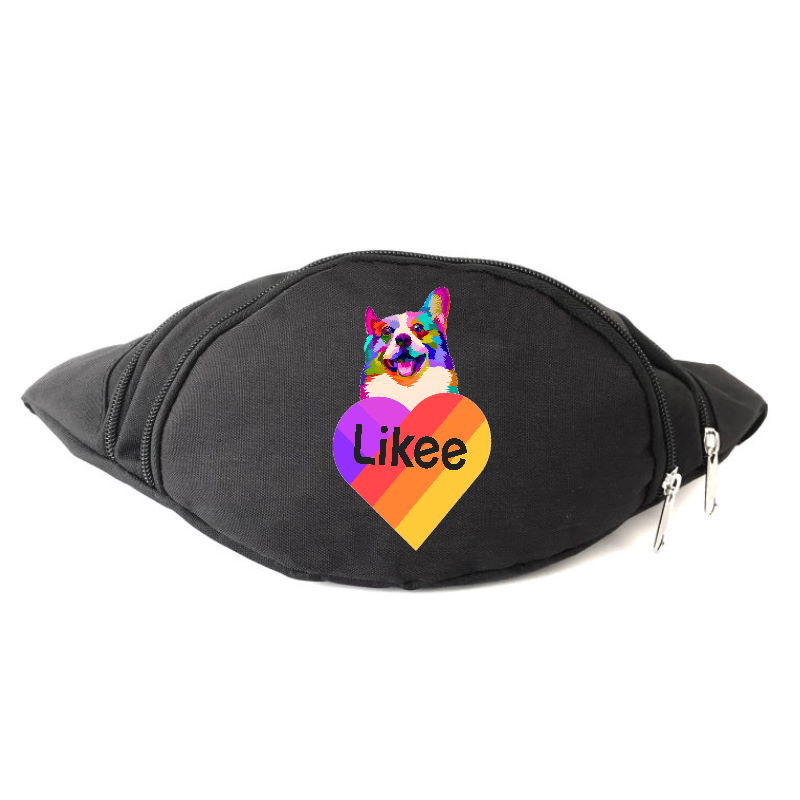 

Сумка Бананка на пояс Лайк Likee (OB-L-06) Cappuccino Toys черная