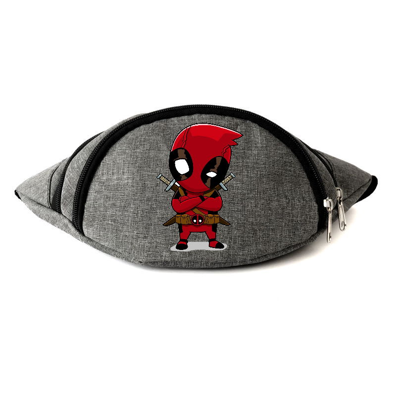 

Сумка Бананка на пояс Дедпул Марвел Deadpool (Marvel-D-02) Cappuccino Toys серая