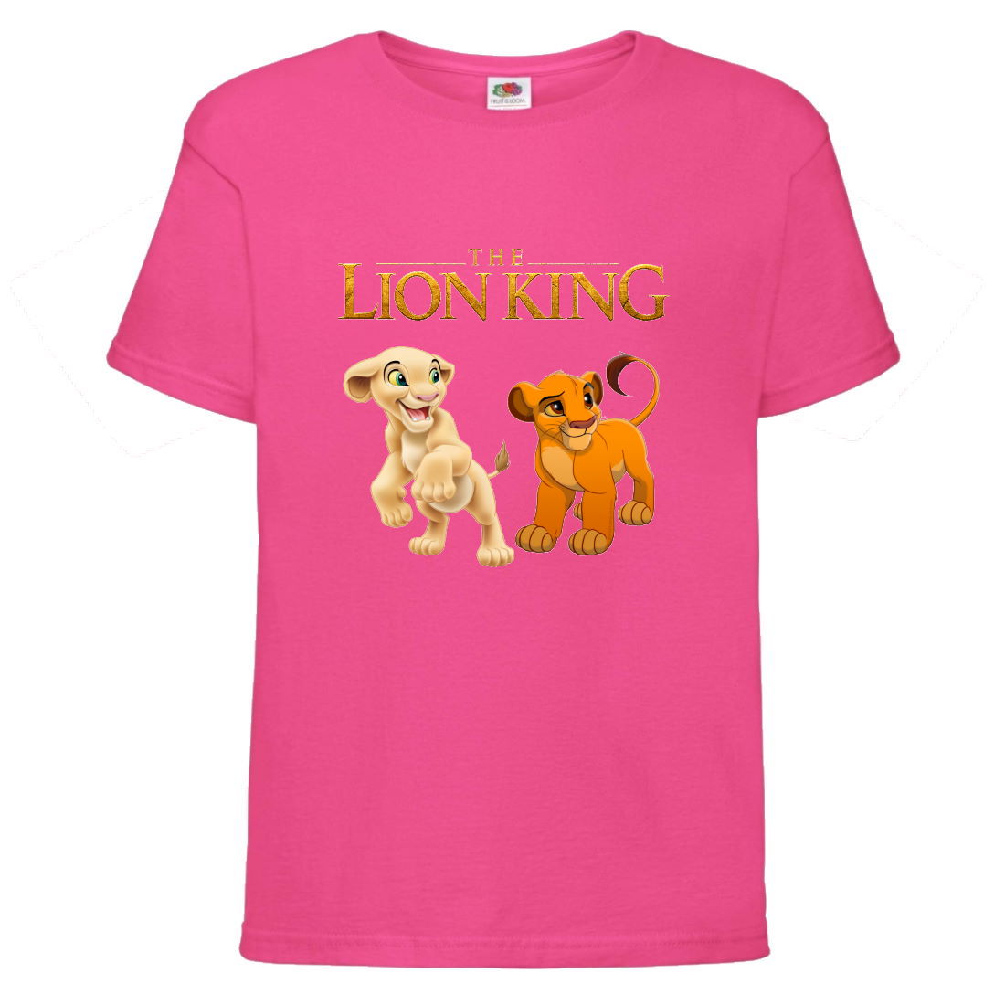 

Футболка детская Король Лев (Lion King) розовая (LK-simba&nala-pink) 140 см