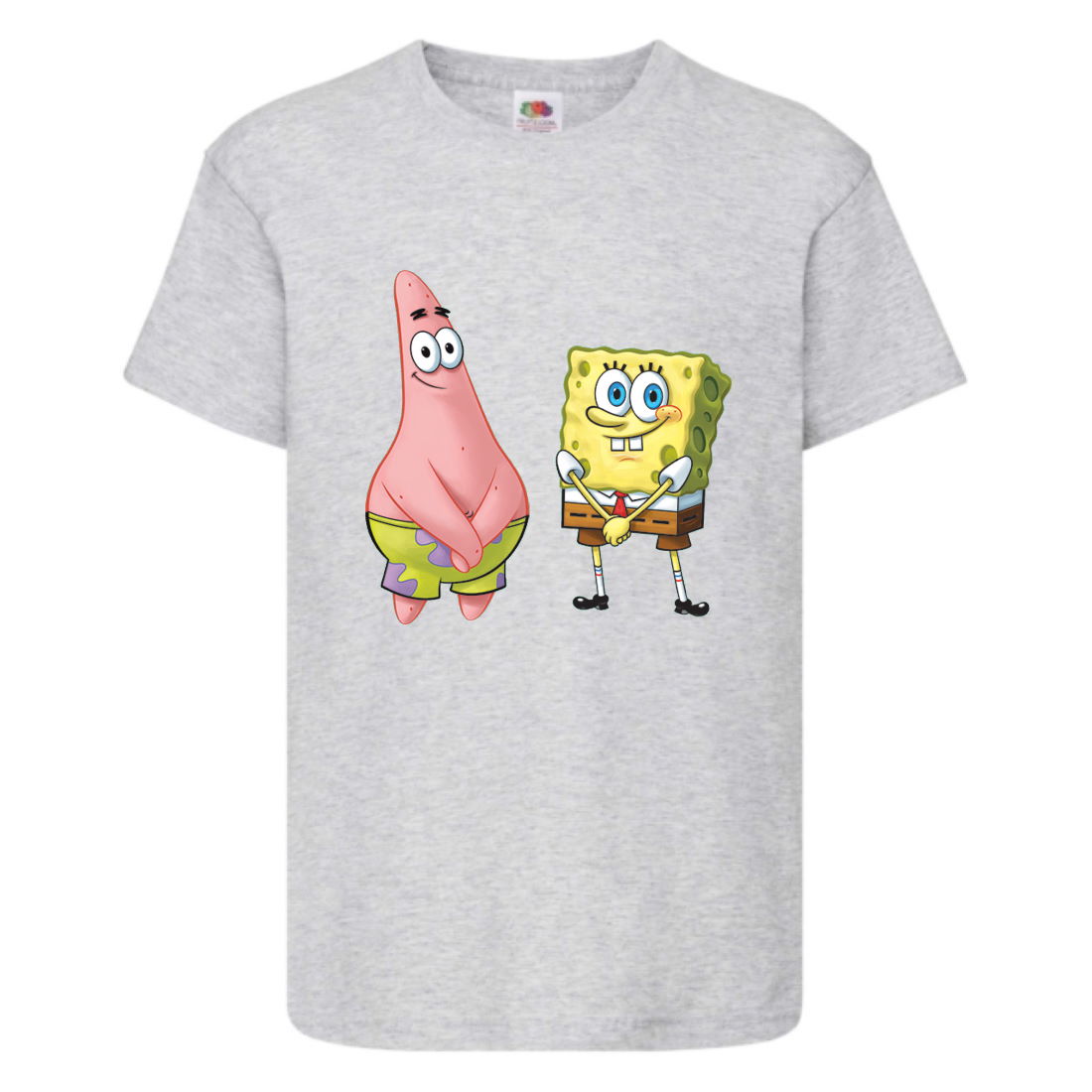 

Футболка детская Спанч Боб 7 (Sponge Bob) серая 116 см