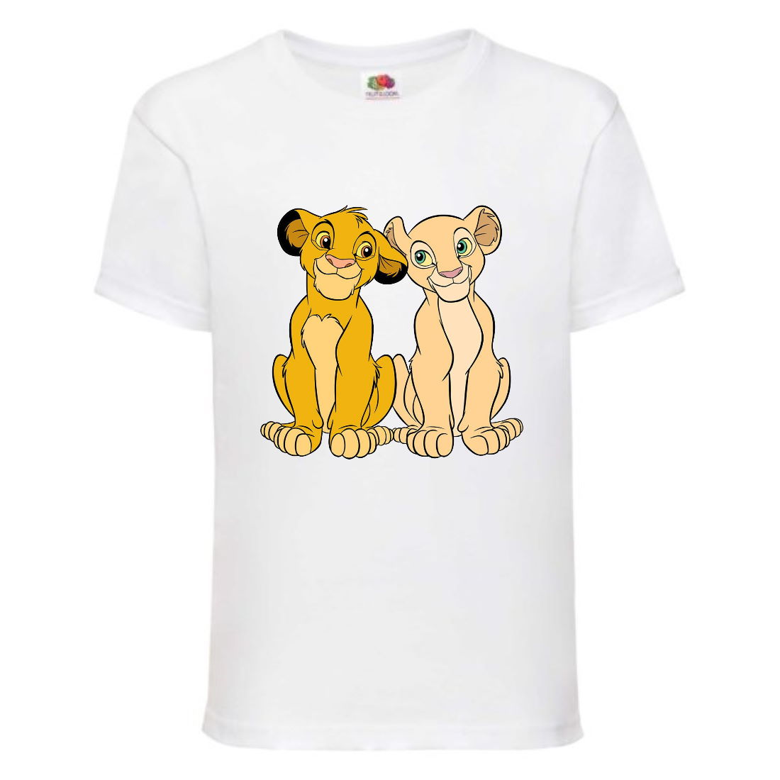 

Футболка детская Король Лев (Lion King) белая (LK-simba&nala-2-white) 140 см