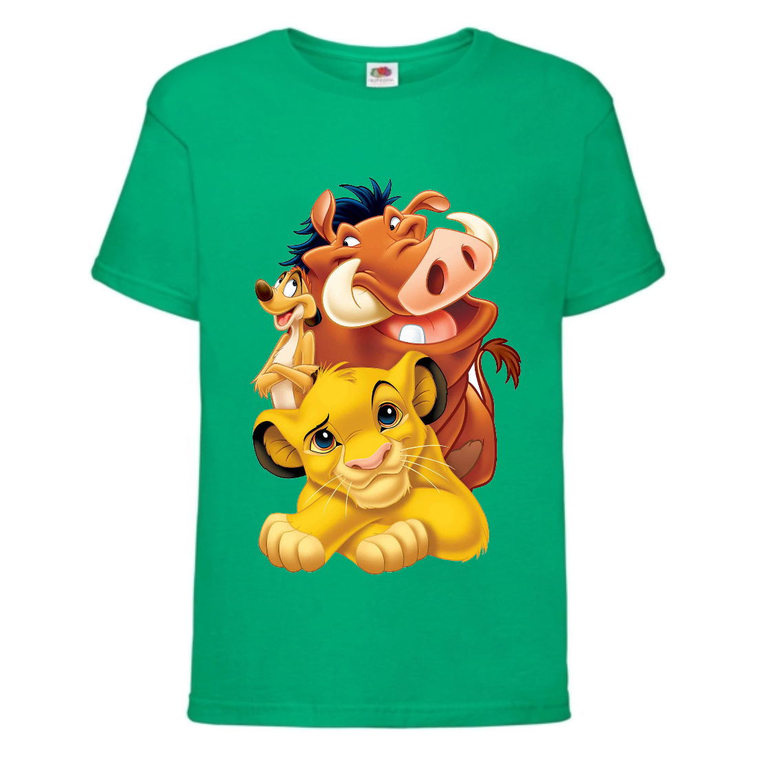 

Футболка детская Король Лев (Lion King) зеленая (LK-friends-2-green) 164 см