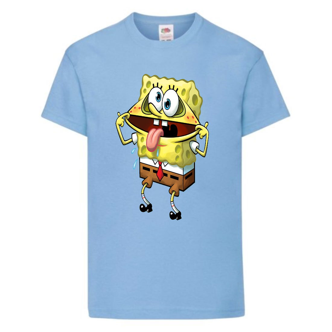 

Футболка детская Спанч Боб 6 (Sponge Bob) светло-голубая 128 см