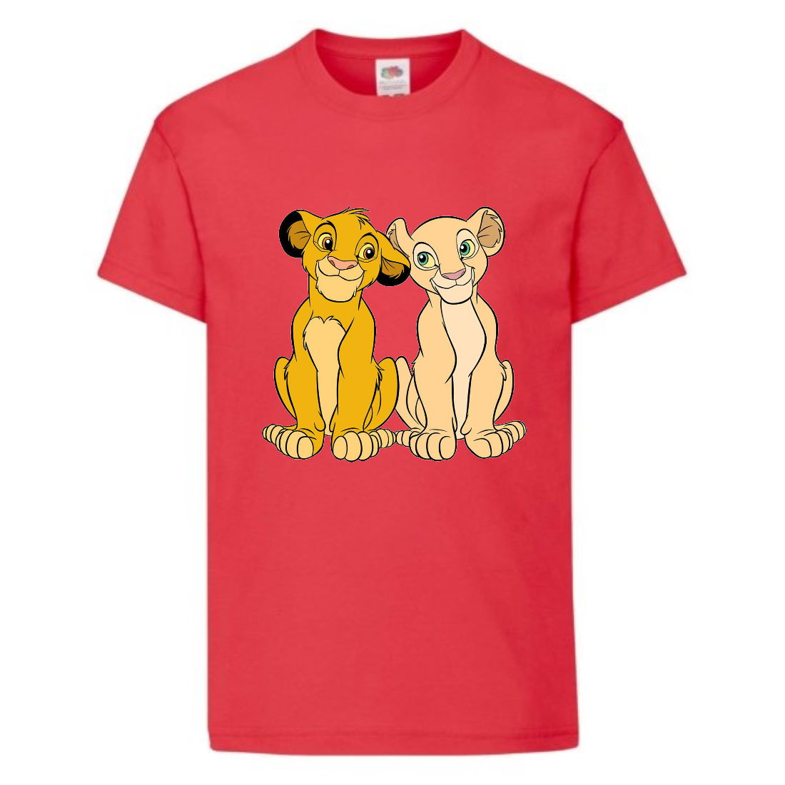 

Футболка детская Король Лев (Lion King) красная (LK-simba&nala-2-red) 128 см