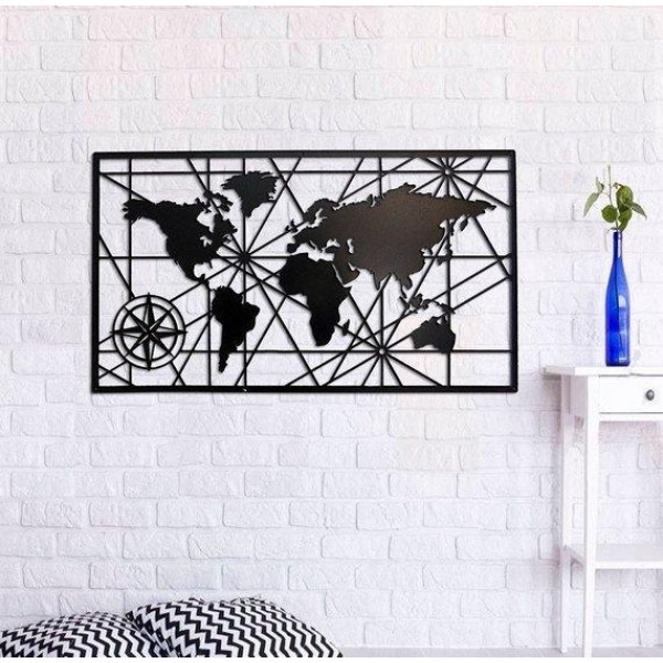 

Картина из дерева CraftUA Vector Map 72х132 см