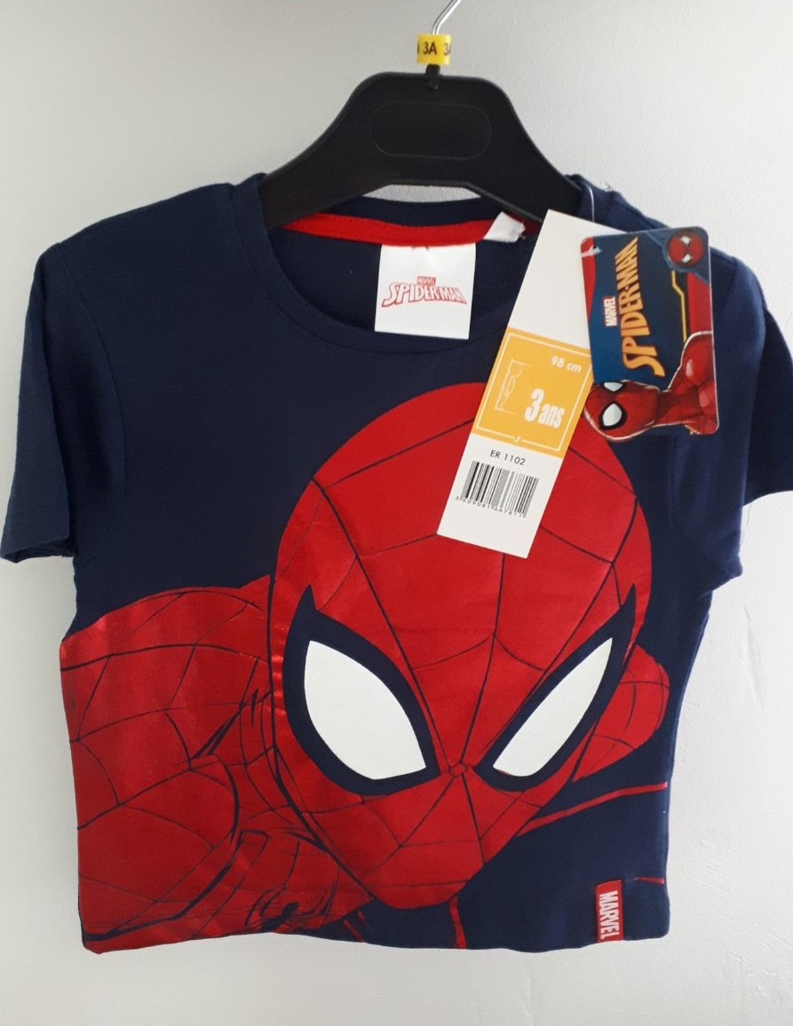 

Футболка SunCity Disney Spider- man​ на 4 года рост 104 см, синего цвета