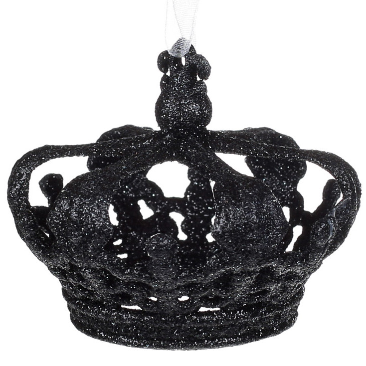 

Елочная подвеска-игрушка "Корона" 8 см, новогодняя игрушка на елку, декорации рождественский, набор 45 шт, цвет красный (788425)