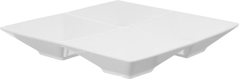 

Набор 3 фарфоровых блюда-менажницы Wilmax Susan 20 х 20 см на 4 секции (EG-WL-992018)