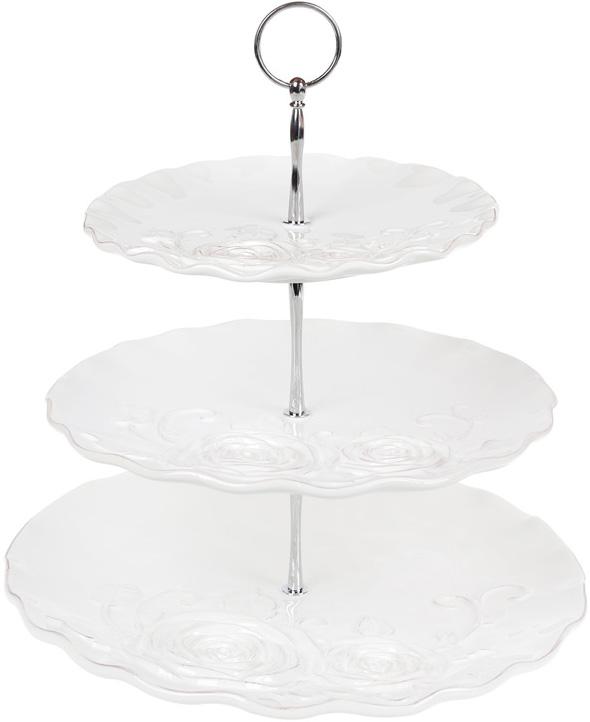 

Фуршетная керамическая стойка Bona Аэлита 3-х ярусная 31.7 х 31.7 х 33.5 см (BD-545-482)