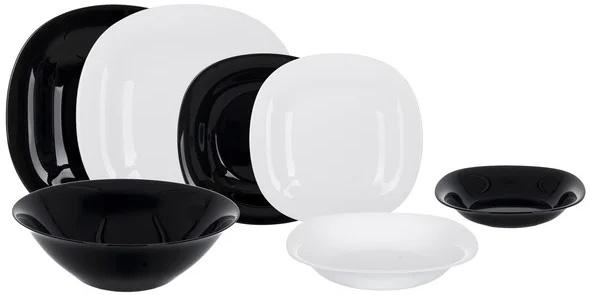 

Сервиз столовый Luminarc Carine Black&White 19 предметов на 6 персон из стеклокерамики (LUM-N1491)