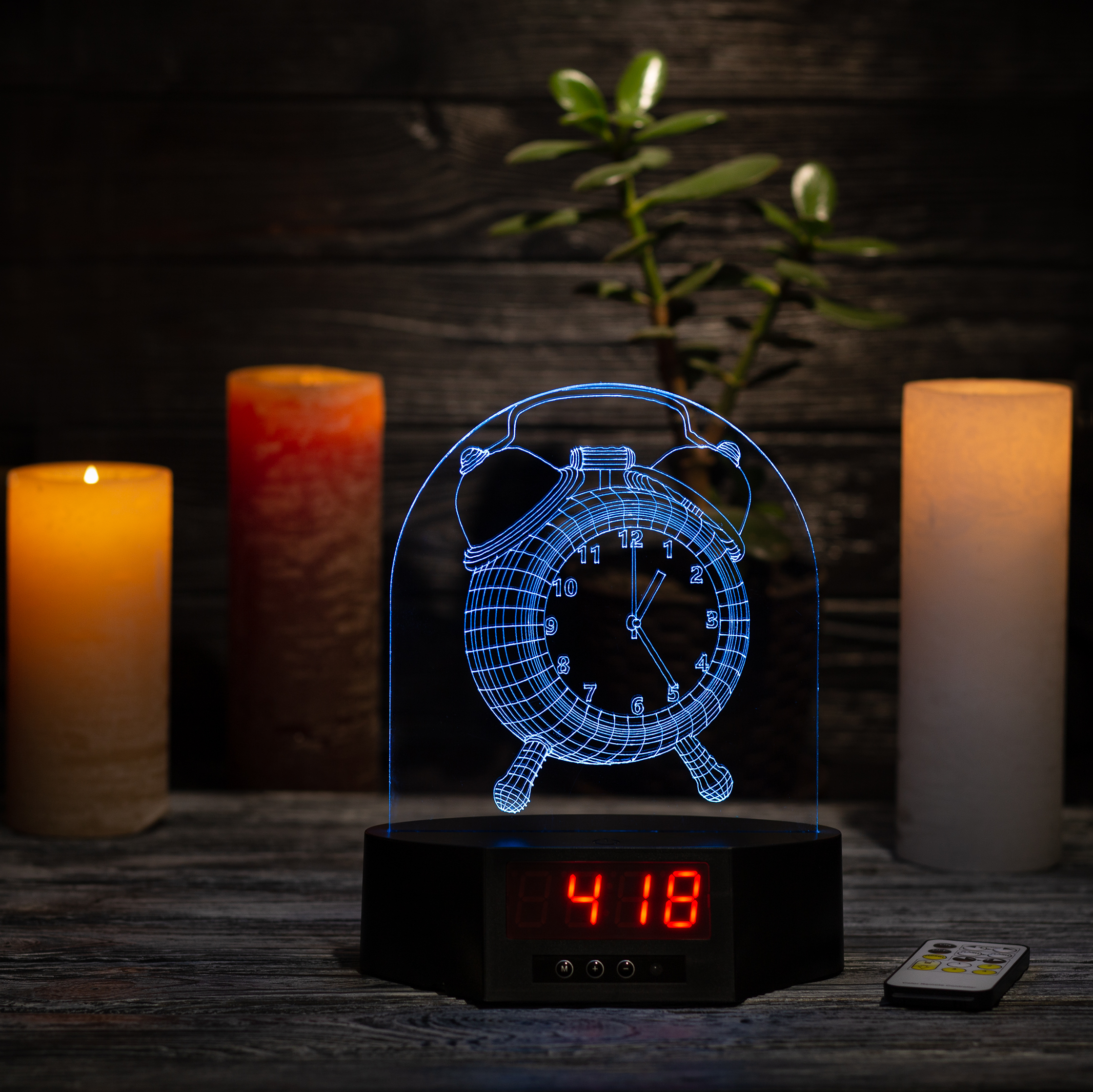 

Ночник-часы CooLit Alarm Big Clock