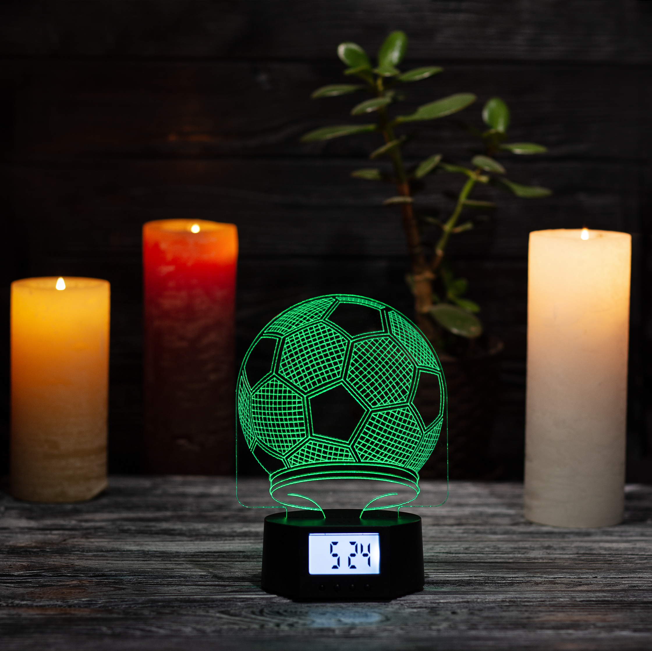 

Ночник-часы CooLit Football Small Clock